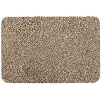 Jvl Tanami Machine Washable Doormat And Runner Beige, Brown