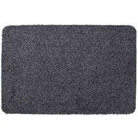 Jvl Tanami Machine Washable Doormat And Runner Charcoal, Grey
