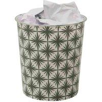 Jvl Geometric Grey Waste Paper Bins 27X25Cm Set Of 2, Multi