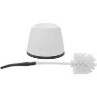 Jvl Toilet Brush And Holder White, White