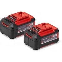 Einhell 2X 5.2Ah Power X-change Battery Twinpack 18V, Red