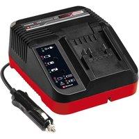 Einhell Power X-change 18V Battery Car Charger 3A, Red