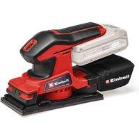 Einhell Power X-change Cordless Orbital Sander Tc-os 18 187 Li Solo, Red