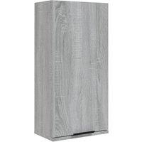 Vidaxl Wall-mounted Bathroom Cabinet Grey Sonoma 32X20X67 Cm, Grey