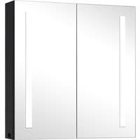 vidaXL LED Bathroom Mirror Cabinet 62x14x60 cm