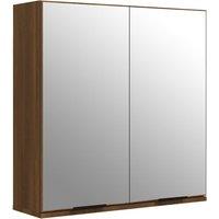 Vidaxl Bathroom Mirror Cabinet Brown Oak 64X20X67 Cm, Brown