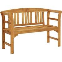 vidaXL Garden Bench 114 cm Solid Acacia Wood, Brown