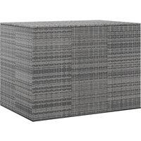 vidaXL Garden Cushion Box 145x100x103 cm Grey, Grey
