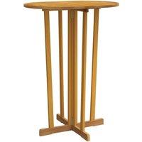 vidaXL Folding Bar Table 90x65x105 cm Solid Wood Teak, Brown