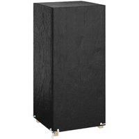 vidaXL Graden Chair Cover 8 Eyelets 75x70x140 cm Polyethylene, Black