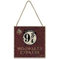 Pyramid International Harry Potter hogwarts Express Platform 9 3 4 Wooden Block, Multi