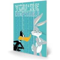 Pyramid International Looney Tunes you're Despicable Micro Wood, Multi