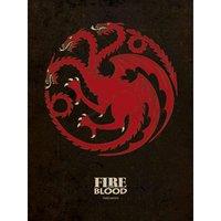 Game Of Thrones targaryen - 30 X 40Cm, Multi