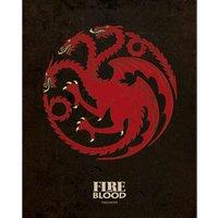 Game Of Thrones targaryen - 40 X 50Cm, Multi