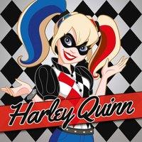 Dc Super Hero Girls harley Quinn 40X40, Multi