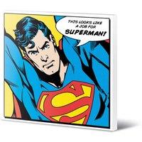 Superman quote - 40 X 40Cm, Multi