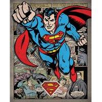 Superman comic Montage - 40 X 50Cm, Multi