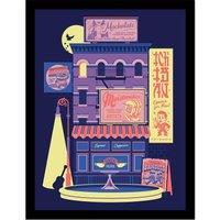 Friends 30 Years if You Know Adverts Collector Print framed , Multi