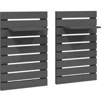 Vidaxl Bed Cabinet With Solid Wood Legs Home Bedroom Side Bed Couch End Table Storage Cabinet Stand Nightstand Furniture Concrete Grey 40X30X50 Cm, Grey