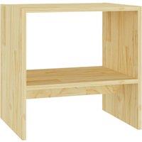 Vidaxl Bedside Cabinet 40X30.5X40 Cm Solid Pinewood, Brown
