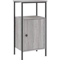 Vidaxl Bedside Cabinet Grey Sonoma 41X31X80 Cm Engineered Wood, Grey