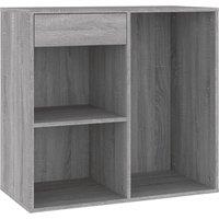 Vidaxl Cosmetic Cabinet Grey Sonoma 80X40X75 Cm Engineered Wood, Grey