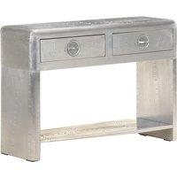 Vidaxl Aviator Sideboard 110X30X75 Cm Metal, Silver