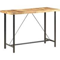 Vidaxl Bar Table 150X70X107 Cm Rough Mango Wood, Brown
