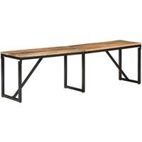 Vidaxl Bench 160X35X46 Cm Solid Wood Mango, Brown