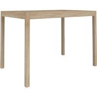Vidaxl Dining Table 110X70X75 Cm Solid Wood Acacia, Brown