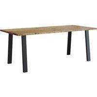 Vidaxl Dining Table 200X90X75 Cm Solid Wood Acacia, Brown