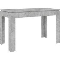Vidaxl Dining Table Concrete Grey 120X60X76 Cm Engineered Wood, Grey