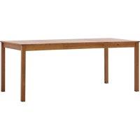 Vidaxl Dining Table Honey Brown 180X90X73 Cm Pinewood, Brown
