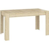 Vidaxl Dining Table Sonoma Oak 140X74.5X76 Cm Engineered Wood