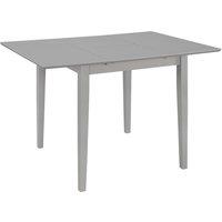Vidaxl Extendable Dining Table Grey 80-120 x80X74 Cm Mdf, Grey