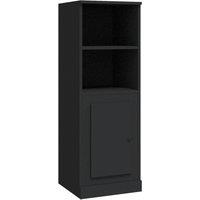 Vidaxl Highboard Black 36X35.5X103.5 Cm Engineered Wood, Black