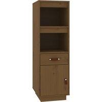 Vidaxl Highboard Honey Brown 34X40X108 5 Cm Solid Wood Pine, Brown