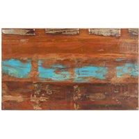 Vidaxl Rectangular Table Top 60X100 Cm 15-16 Mm Solid Reclaimed Wood, Multi