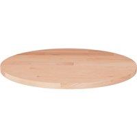 Vidaxl Round Table Top 50X1.5 Cm Solid Wood Oak, Brown