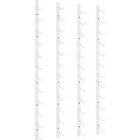 Vidaxl Wall Mounted Wine Rack For 12 Bottles 2 Pcs White Iron, White