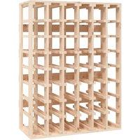Vidaxl Wine Rack 70X33X94 Cm Solid Wood Pine, Brown