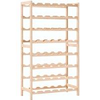 Vidaxl Wine Rack Cedar Wood 57.5X28X102 Cm, Brown