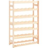 Vidaxl Wine Rack For 42 Bottles Pinewood
