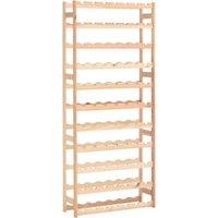 Vidaxl Wine Rack For 77 Bottles Pinewood