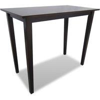 Vidaxl Wooden Bar Table Brown, Brown
