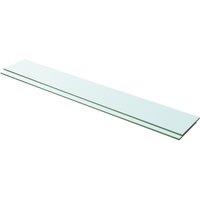 Vidaxl Shelves 2 Pcs Panel Glass Clear 100X15 Cm