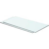 Vidaxl Shelves 2 Pcs Panel Glass Clear 60X25 Cm