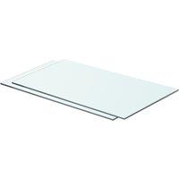 Vidaxl Shelves 2 Pcs Panel Glass Clear 60X30 Cm