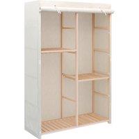 Vidaxl 3-tier Clothes Wardrobe 110X40X170 Cm, White