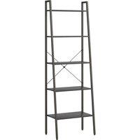 Vidaxl 5-tier Standing Shelf Black 56X35X174 Cm, Black